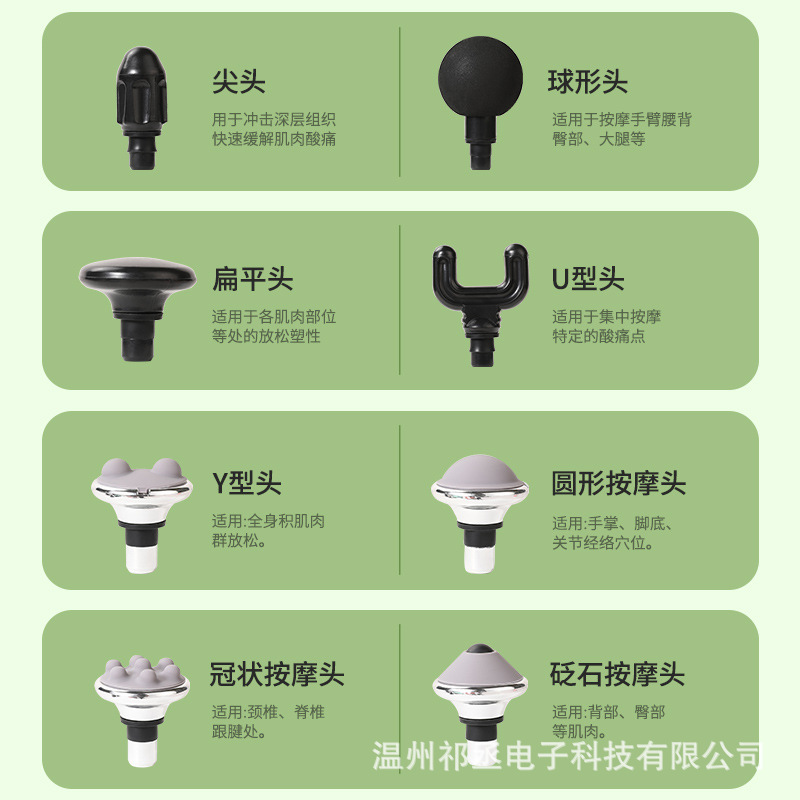 筋膜枪 跨境亚马逊筋膜抢 迷你便携健身肌肉放松按摩器筋膜冲击枪 2
